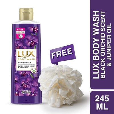 Lux Body Wash Black Orchid Scent & Juniper Oil 245ml