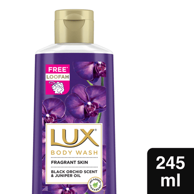 Lux Body Wash Black Orchid Scent & Juniper Oil 245ml