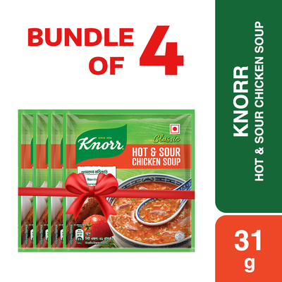 Knorr Hot & Sour Soup 31g (Bundle of 4)