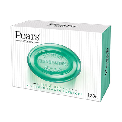 Pears Transparent Soap Pure and Gentle with Lemon Flower Extracts 125gm