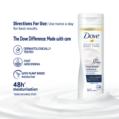 Dove Body Lotion Nourishing Radiance 250ml