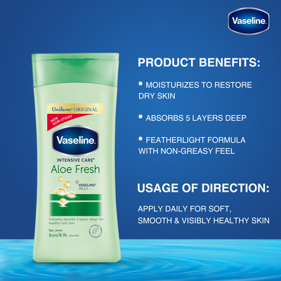 Vaseline Lotion Aloe Fresh 200ml