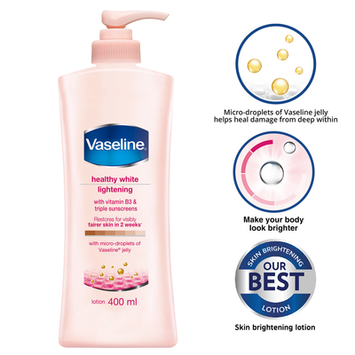 Vaseline Lotion Healthy Bright 400ml